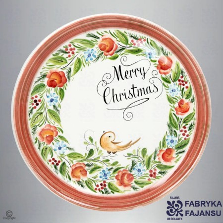 Talerz Merry Christmas