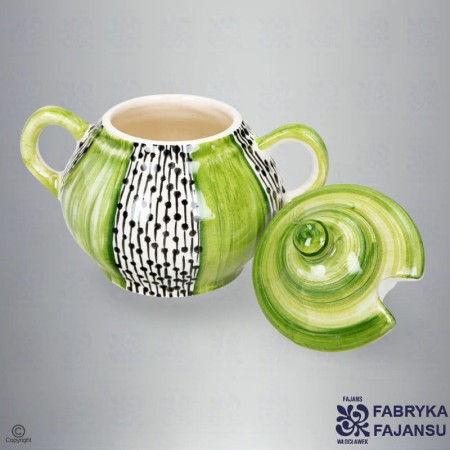 Cukiernica 11 cm Grażyna Pistacja włocławek ceramika