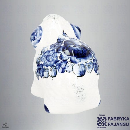 Figurka Baranek Kobaltowy Fabryka Fajansu