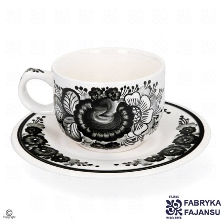 Filiżanka Ola 250 ml Czarna Fabryka Fajansu