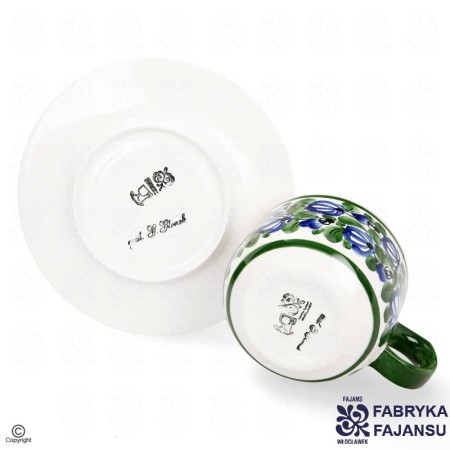 Filiżanka Ola 250 ml Szyszka Zieleń oryginał