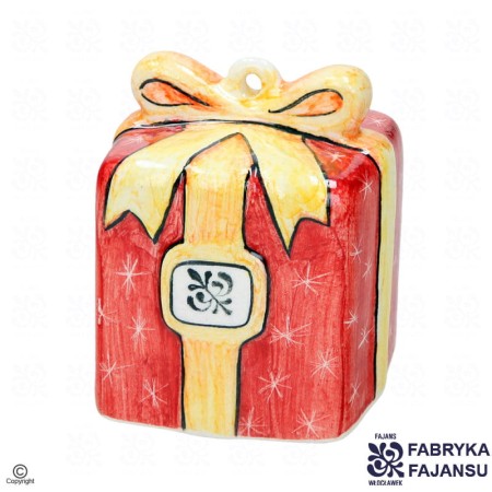 Zawieszka na choinkę-Prezent Czerwień