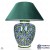 lampa londynka zielona fabryka fajansu