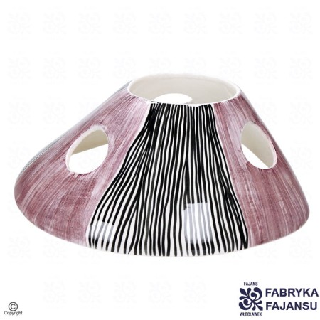 Klosz Kapelusz do Lampy Rogatej różowy Wzór 407
