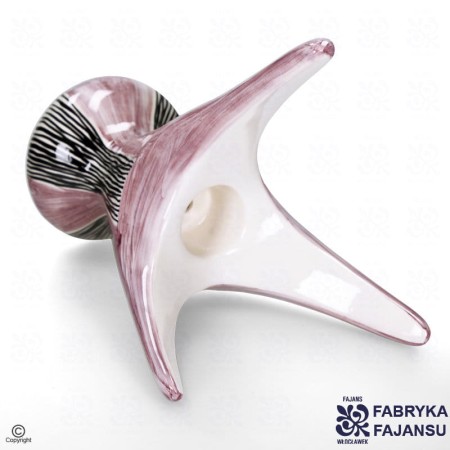Podstawa do lampy rogatej Wzór 407 różowa Elżbieta Piwek-Białoborska
