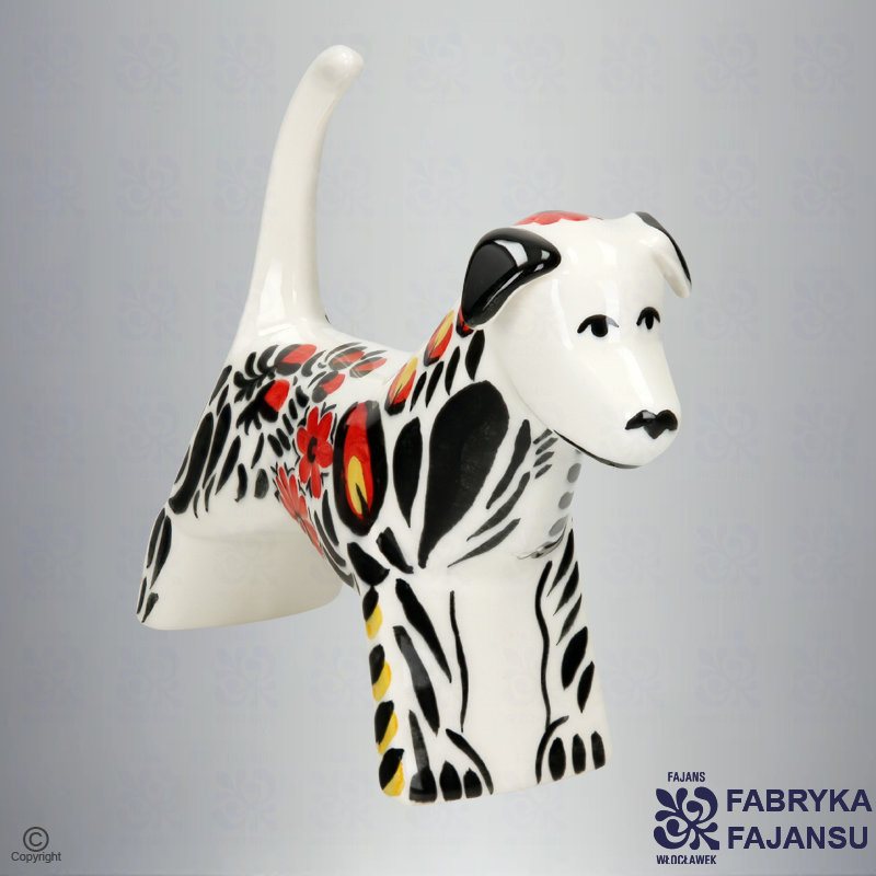 Figurka Pies Łatek stojący Kolor